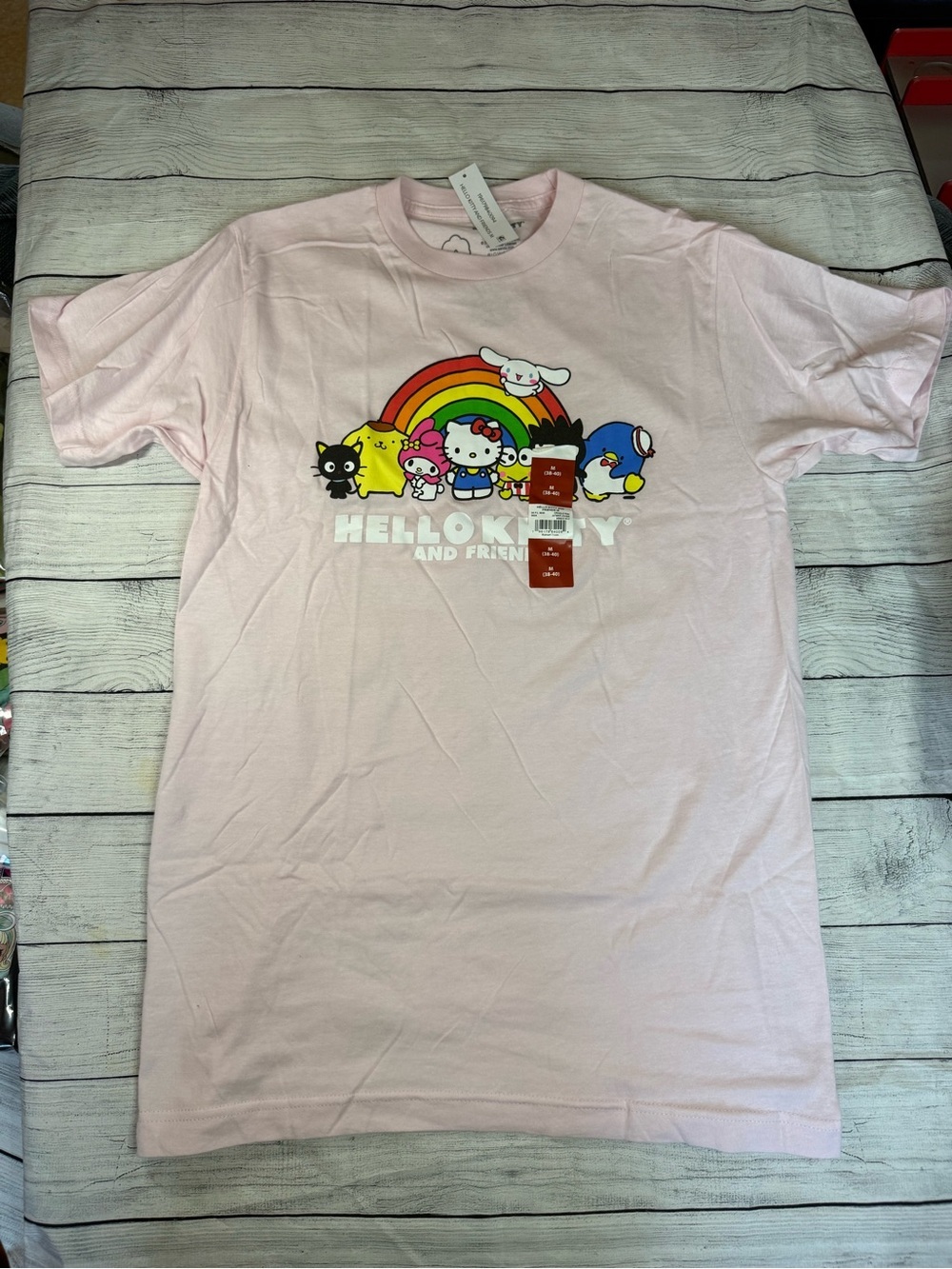 Hello Kitty And Friends Pink Graphic T-Shirt M38/40